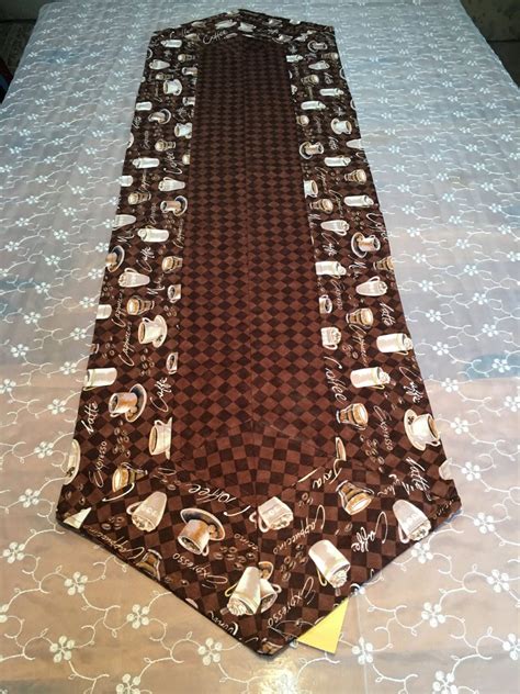 A bohemian inspired macrame table runner, just in time for the entertaining season. Table runner coffee design Handsewn 50" X 15" | Coffee ...