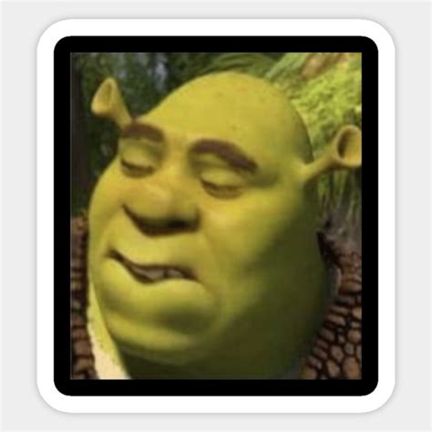 Shrek Connoisseur Meme Shrek Sticker Teepublic