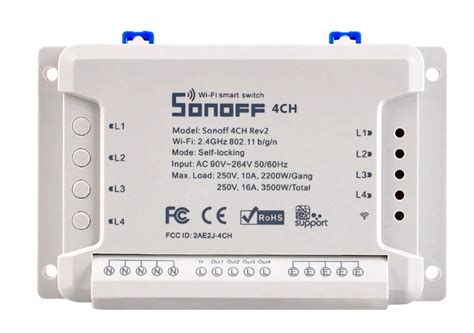 Sonoff 4ch R2 Wifi Smart Switch Gearvita