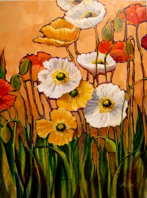Carol Nelson Fine Art Blog Fifteen Poppies 11055 Daily Painter
