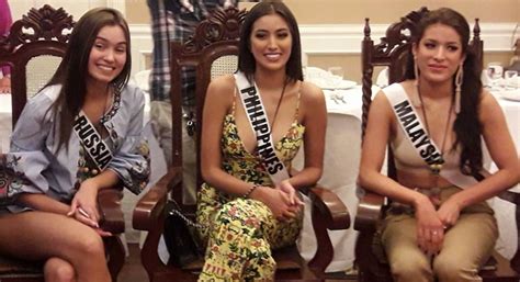 The four filipina miss universe. Miss Universe Philippines Rachel Peters and Miss Universe ...