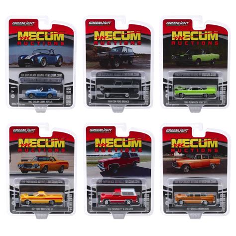 It's safe to say we're in a recession. GREENLIGHT 37190 MECUM AUCTIONS COLLECTOR CARS SERIES 4, SET OF 6 DIECAST 1:64 | eBay