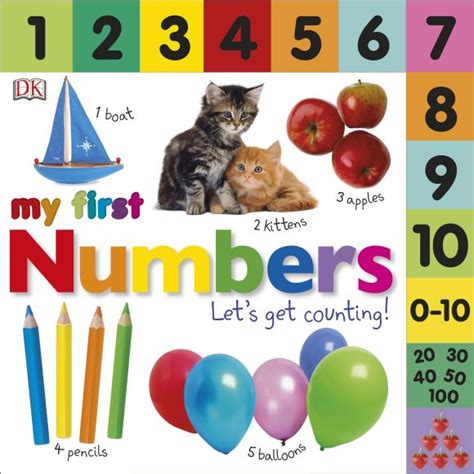 Tabbed Board Books My First Numbers Dk Us