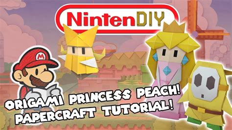 Nintendiy Paper Mario And The Origami King Princess Peach Papercraft