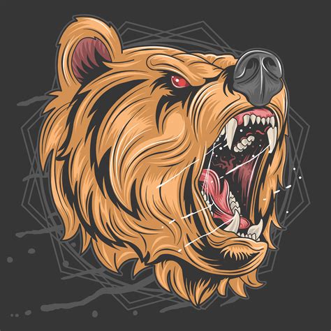 Bear Roar Vector Art Icons And Graphics For Free Download