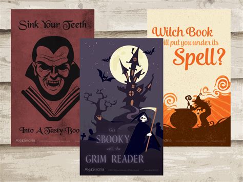 Halloween Reading Posters And Library Book Display Inspiration