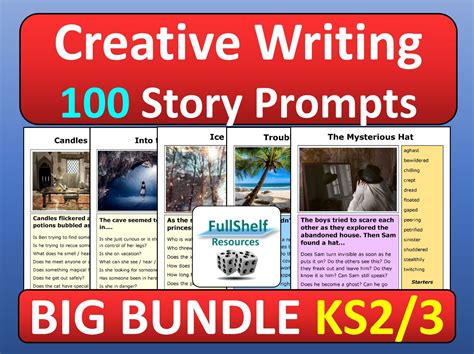 100 Creative Writing Picture Prompts Bundle Teaching Resources