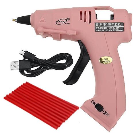 20w High Temp Hot Melts Glue Gun With 7x100mm Glue Sticks Industrial