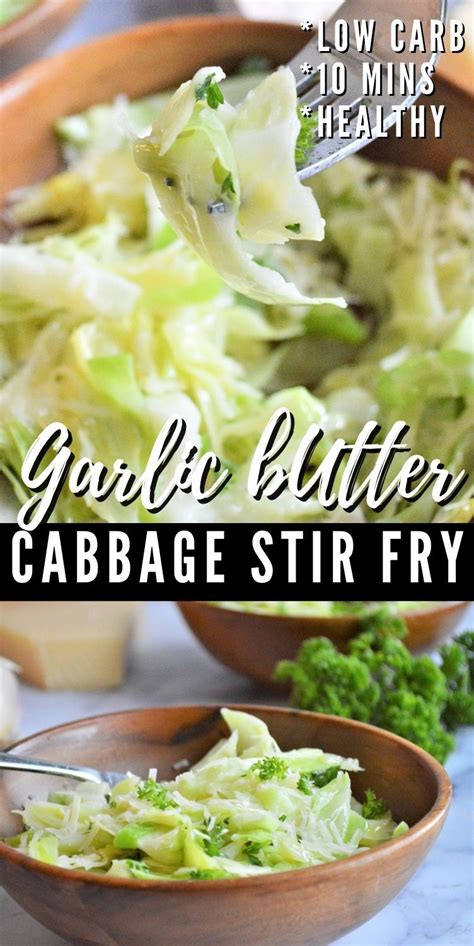 Maybe you would like to learn more about one of these? Garlic Butter Cabbage Stir Fry | Recipe in 2021 | Buttered ...
