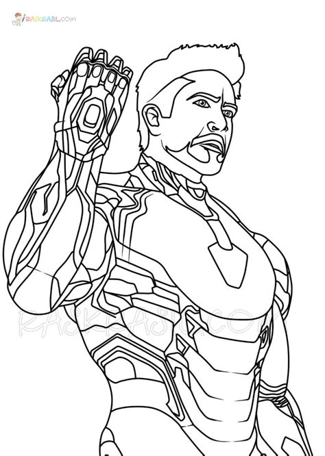 Avengers Infinity War Printable Coloring Pages
