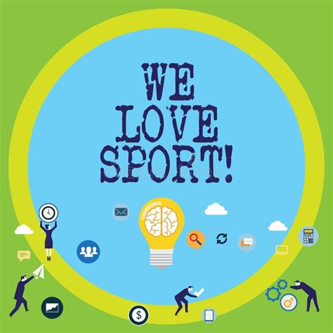 Conceptual Hand Writing Showing We Love Sport Business Photo Text To