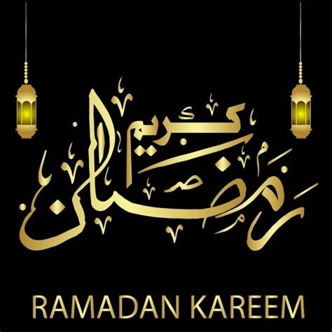 Original canvas size @ calligraphy : Ramadan Kareem Calligraphy Gold Arabic Islamic, Ramadan ...