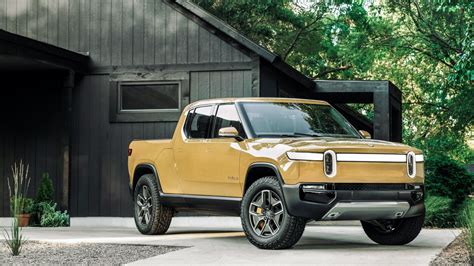 Business Auto Electric Pickup Truck Rivian R1t Top Speed Test