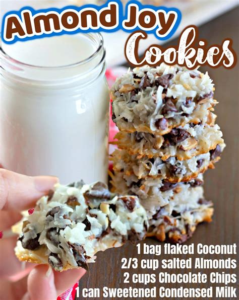 Easy 4 Ingredient Almond Joy Cookies Kitchen Fun With My 3 Sons