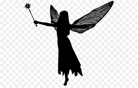 Fairy Fairies Wings Silhouette Fairy Silhouette Sitting On Clip Art