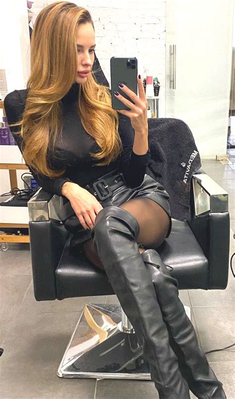 Leather Thigh High Boots High Heel Boots Leather Boots Heeled Boots Black Boots Outfit