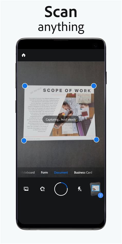 The scanner mode works with. Adobe Scan for Android - APK Download