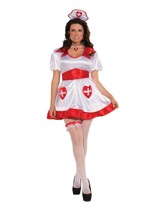 Sexy Nurse Honey Have A Heart Costume Dress Adult Plus Walmart