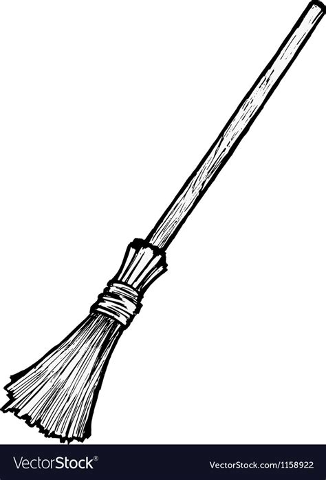 Broom Royalty Free Vector Image Vectorstock