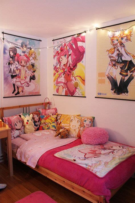 38 Anime Rooms And Cool House Ideas Anime Room Otaku Room Kawaii Room