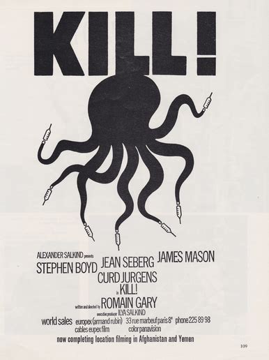 Kill Kill Kill De Romain Gary 1971 Unifrance