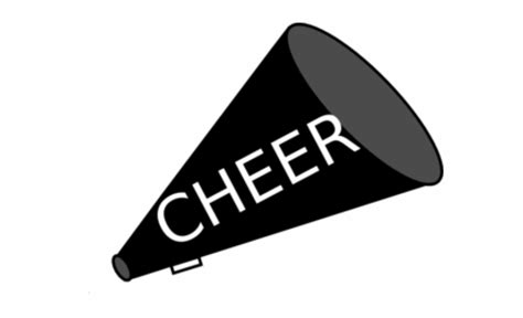 Cheer Black And White Clip Art Library