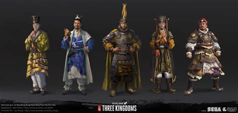 Creative Assembly Total War Three Kingdoms Hero Line Up