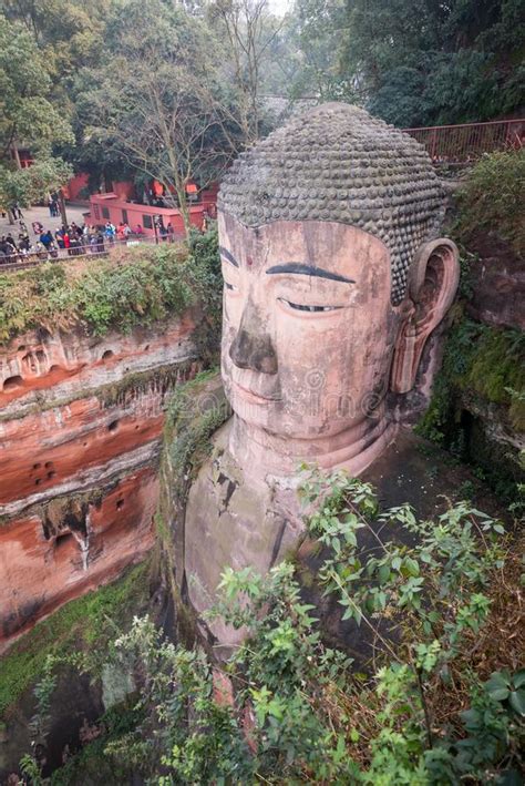 Leshan Giant Buddha In Sichuan China Editorial Photo Image Of Holy