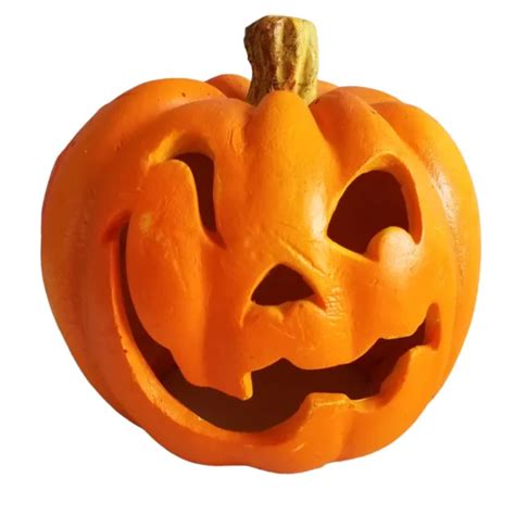 Winking Jack O Lantern Pumpkin Halloween Tabletop Holiday Decor Jol