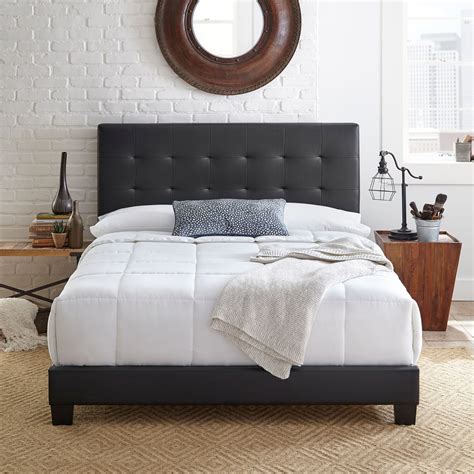 home and garden beds and mattresses modway amelia faux leather tufted full panel bed in white us 383 78