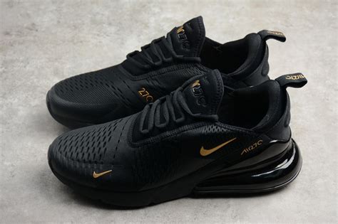 Nike Air Max 270 All Balckgold Running Shoes On Storenvy