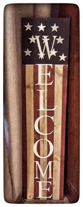 Rustic Wood Sign For Porch Rustic Welcome Sign Porch Etsy Rustic