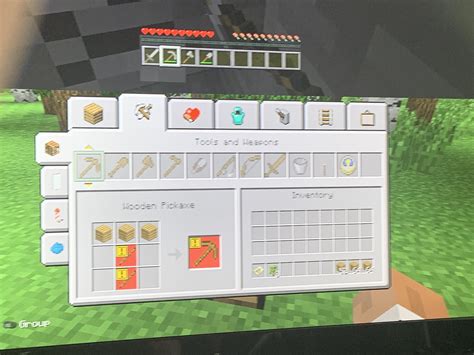 That Classic Minecraft Console Crafting Interface Rnostalgia