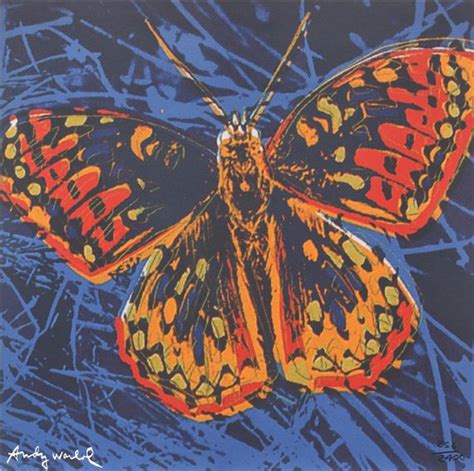 Andy Warhol Butterfly Mutualart