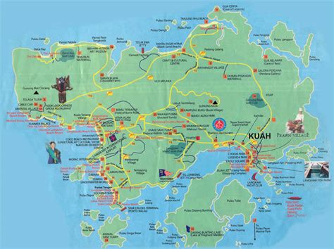 Langkawi Map For Tourist 2022 Pdf