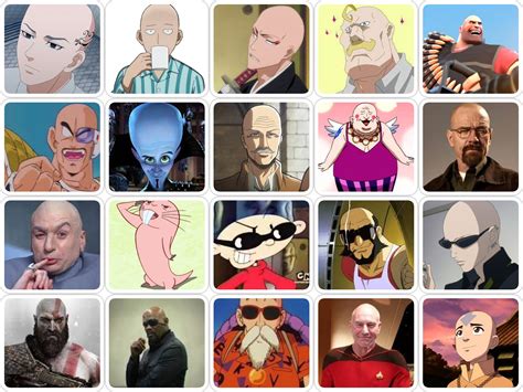 My Top 20 Bald Characters In No Particular Order Rfavoritecharacter