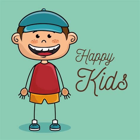 Premium Vector Happy Kids Design