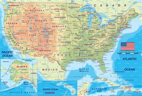 Mapa De La Ciudad De Estados Unidos Ciudades Del Mapa Estados Unidos
