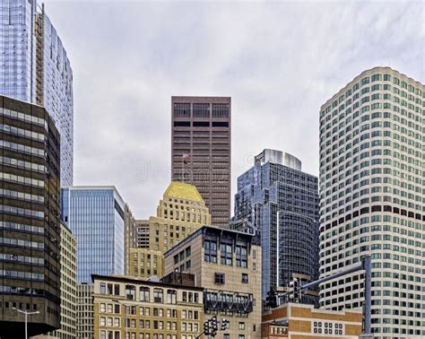Modern Buildings In Downtown Boston Editorial Photography Image Of