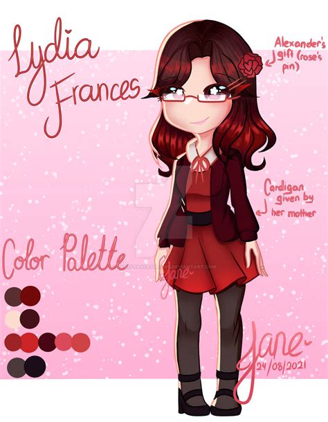Lydia Official Reference By Janefrancesdraws On Deviantart