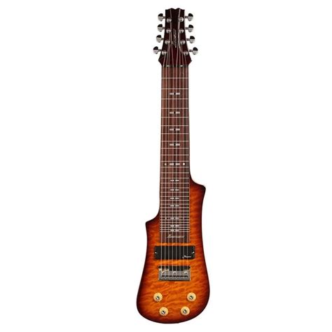 Vorson 8 String Lap Steel Guitar With Gig Bag Transparent Vintage