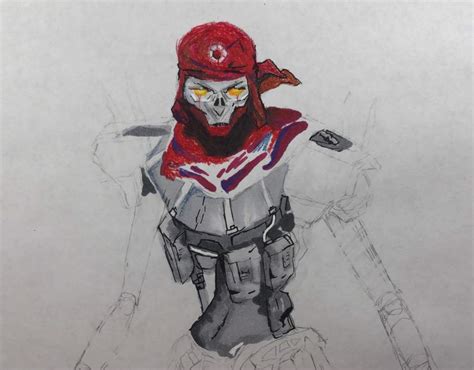 Drawing Revenant From Apex Legends Apex Legends Armory Amino Amino