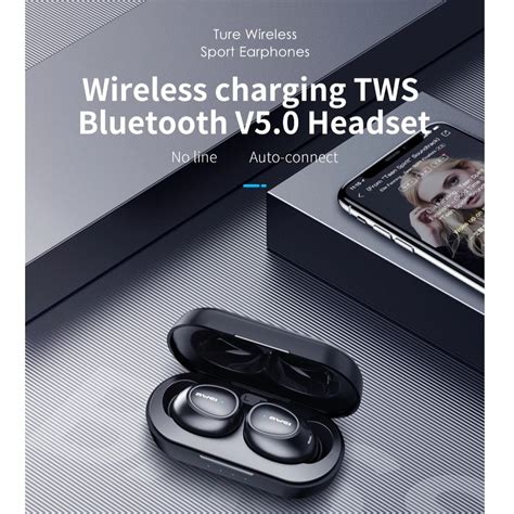 Awei T16 True Wireless Sports Earbuds Stereo Bluetooth 50 Earbud