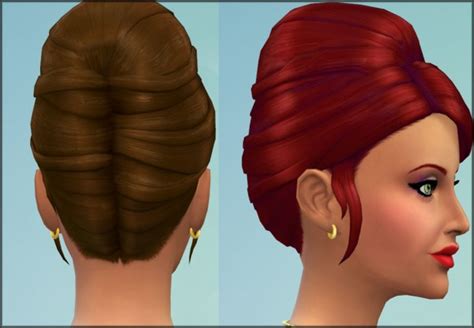 Mod The Sims Higher Updo Hairstyle By Julie J Sims 4 Hairs