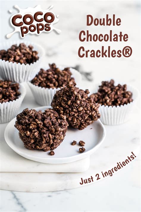 Double Chocolate Crackles Recipe Chocolate Crackles Chocolate