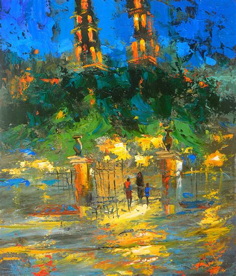 The Lights Of The Merida Painting By Dmitry Spiros