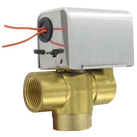 Series 3zv1 Three Way Zone Valve Is Ideal For Flow Control In Hot And