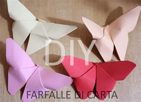 Tutorial Farfalle Di Carta Origami