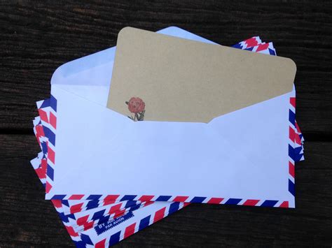 Set Of 20 Vintage Airmail Envelopes 108cm X 235 Cm 70 Etsy