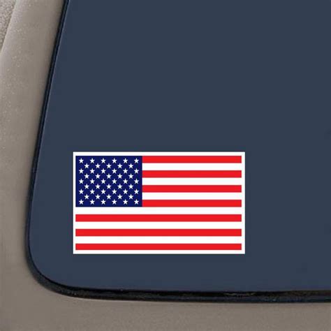 American Flag Color Sticker Decal United States Flag Decal 5